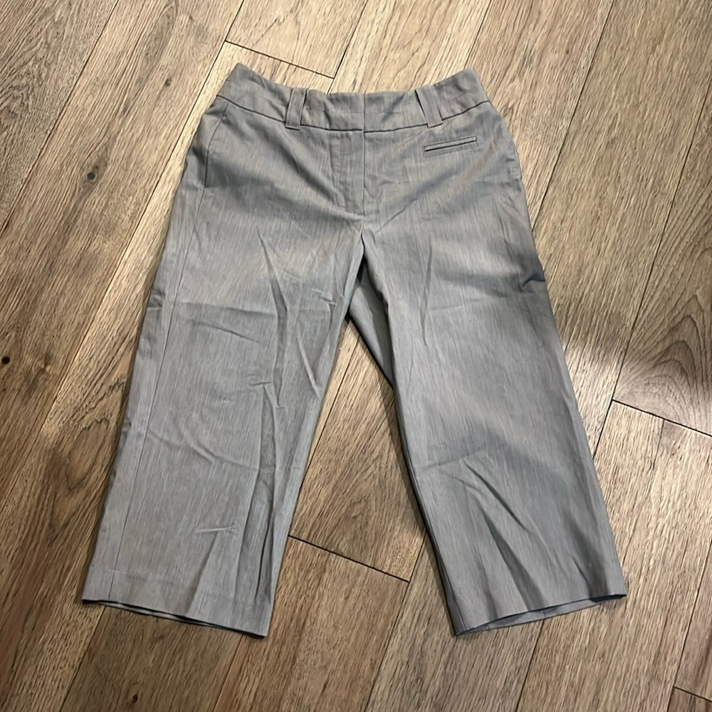 SANDRO | cropped baggy gray pants, size 4